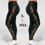 Ladies Fashionable Lace Join  Leggings