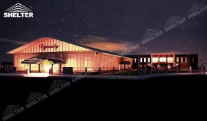 40 by 40 Tent with Curved Roof – Wedding Hall