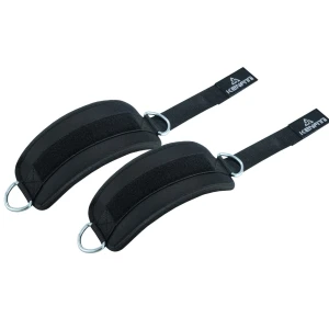 Padded Ankle Straps 10x4 inches strong D (SS) for Workout with Enhanced Comfort and Versatility
