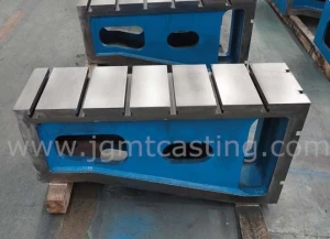 cast iron angle plates T slotted bent tables for CNC machine centre