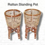 standing pot rattan