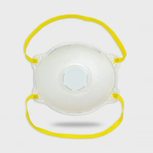 Cup-Type FFP2 Filter Mask with Valve (Head-Belt Style)