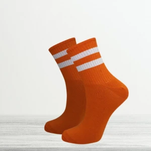 Orange Color Crew Sock