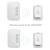 Import Wireless Doorbell Kit, TRANHUIT Door Bell Operating at Over 500-820Feet, Waterproof Door Chime Kit with Two Plug-in Receivers, , 36 Melodies, Easy Setup for Home and Office from China