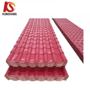 plastic pvc roof tile waterproof synthetic resin roofing tile