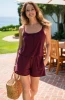 Jersey Swim Romper One Piece/Cover Up