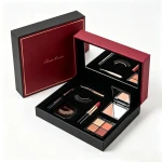 Flat Straight Angle Paper Packaging Box For Portable Makeup Set & Magnetic Eyelashes Custom Logo