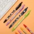 Import 0.38mm kamio japan Cute Cartoon Pikachu gel pen Kawaii Modeling 0.38mm Press neutral pen for student writing school supplies from China