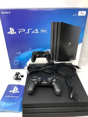 SONY PlayStation 4 PS4 Pro Black 1TB Console (w/ Controller