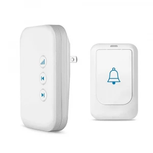 Wireless Doorbell Kit, TRANHUIT Door Bell Operating at Over 500-820Feet, Waterproof Door Chime Kit with Two Plug-in Receivers, , 36 Melodies, Easy Setup for Home and Office