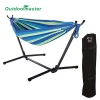 Outdoor Garden Two Person Hammock With Stands