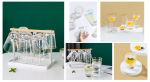 Wholesale High Grade Transparent tall central glass, Glassware, tableware
