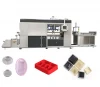 Fine Machine 3 stations forming cutting stacking automatic vacuum forming machine