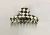 Import Chess Board Design Hair Claw Clips from China