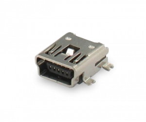 Mini USB socket connectors
