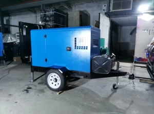 50kw rainproof trailer type diesel generator