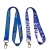 Import Polyester Keychain Nylon Lanyard Satin Neck Woven Lanyards With ID Card Badge Holder from China