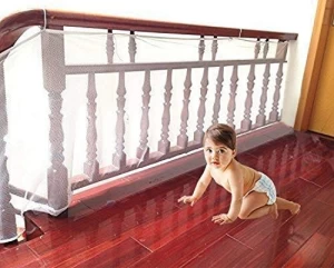Kiddale Premium Baby & Pet Safety Net for Stairs & Balcony Rails, 3m Length, 110cm wide
