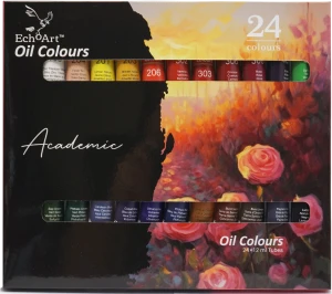 Oil Paint Set 24 Colours