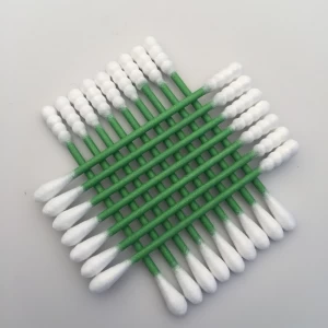 200PCS paper stick double tips cotton swab for skin nose ears cleaning