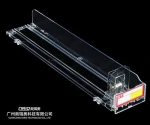 PVC spring shelf pushers for cigarette displays