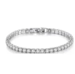 Customised High End Fashion sterling silver gold plated zircon bracelet women Wholesale Prices Factory Bulk