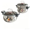 316 Stainless Steel Micro Pressure Stock Pot, Thickened Large Capacity Multi-function Stew & Steam Cooking Pot for Home