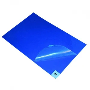 Blue peelable sticky mats