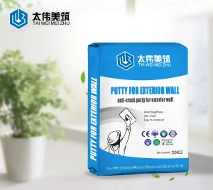 Exterior Wall Crack Resistant Putty