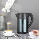Household Appliances 1.8L Double Wall SS Electric Kettles Tea Coffee Kettle 220V