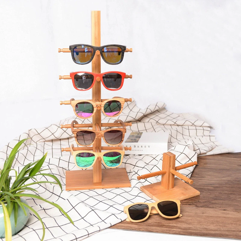1 Tier Sunglasses Handmade Wooden Stand Eyeglass Holder Sunglass Glasses Holder