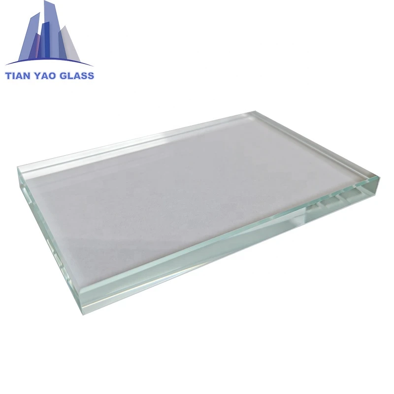 10 mm low iron clear tempered float glass
