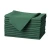 Import 100% Cotton 20 Inch Square Cloth Napkins Double Folded and Hemmed Table Napkins Green Napkins from India