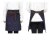 100% cotton denim heavy duty long waist apron half apron with pocket kitchen chefs waiters cooks bar apron black blue catering