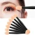 100 Pcs Disposable Dual Sided Eyeshadow Brush, Double Ended Sponge Applicator Oval Tipped Eyeliner Brush Makeup Brush Tool