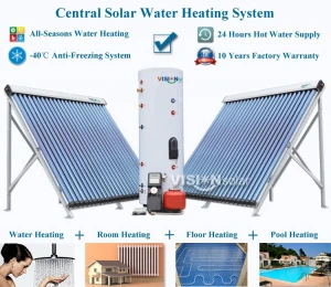 100 to 1000L Closed Loop Sun Home Split Solar Water Heater for Germany