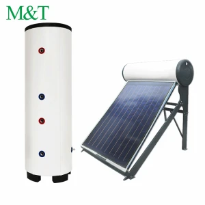 1000 liter pressurized solar hot water heater with assistant tank
