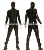 100%latex catsuit latex black catsuit 100%handmade latex catsuit has mask and feet gloves latex suit 3zipper back to crotch