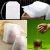 Import 100Pcs/pack Tea bags 5.5 x 7CM Empty Scented Tea Bags With String Heal Seal Filter Paper for Herb Loose Tea Bolsas from China