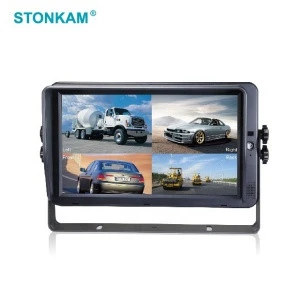 10.1-inch HD Quad-View Car Monitor with hdmi input