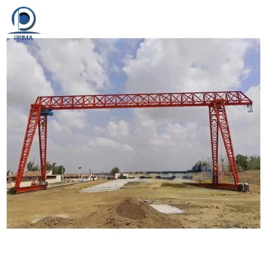 10/15/20 Ton Frame Crane Single Girder Gantry Crane with Electric Hoist Lifting