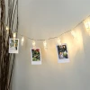 10/20/40 Leds Photo Clips String Light  Warm White Wedding Party Home Decor Hanging Photos Pictures Indoor Fairy Lights String