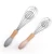 Import 12 Inch Hand Egg Beaters With Wood Handle Stainless Steel Wire Egg Whisk Pastry Tools from China