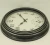 Import 12 inch popular classic quartz analog thermometer plastic wall clock from China