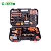128pcs Home Use Power Tool Set with 600W Impact Electric Drill and Hand Tool Set
