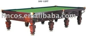 12ft international standard snooker tables