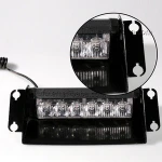 12V 6W 6LED colorful red blue flash strobe dash emergency LED light