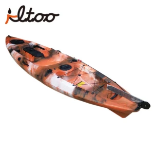 13ft Cheap pro angler fishing kayak with rudder system