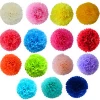 14inches DIY tissue paper pom poms for party decorations