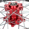15mm Front 1.40-14 Rear 1.85-12 Alloy Wheel Rim with CNC Hub For Pit Dirt Bike XR CRF50 Motorcycle